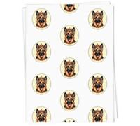 Azeeda A1 'German Shepherd Prince' Gift Wrap/Wrapping Paper Sheet (GI00112567)