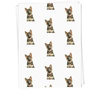 Azeeda A1 'German Shepherd Puppy' Gift Wrap/Wrapping Paper Sheet (GI00136148)