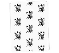 Azeeda A1 'German Shepherd Wearing Santa Hat' Gift Wrap/Wrapping Paper Sheet (GI00113797)