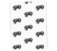 Azeeda A1 'German Shorthaired Pointer Couple Portrait' Gift Wrap/Wrapping Paper Sheet (GI00126512)