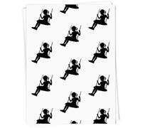 Azeeda A1 'Girl On A Swing' Gift Wrap/Wrapping Paper Sheet (GI00115041)