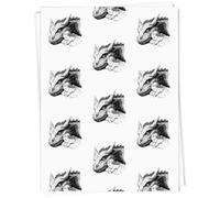 Azeeda A1 'Girl with Dragon' Gift Wrap/Wrapping Paper Sheet (GI00115079)