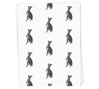 Azeeda A1 'Goofy Italian Greyhound' Gift Wrap/Wrapping Paper Sheet (GI00067921)