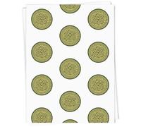 Azeeda A1 'Green Celtic Circular Motif' Gift Wrap/Wrapping Paper Sheet (GI00123659)