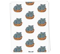Azeeda A1 'Grumpy Persian Cat' Gift Wrap/Wrapping Paper Sheet (GI00113609)