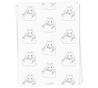 Azeeda A1 'Hamster On It's Back' Gift Wrap/Wrapping Paper Sheet (GI00045623)