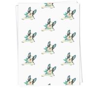 Azeeda A1 'Happy French Bulldog Puppy' Gift Wrap/Wrapping Paper Sheet (GI00114633)