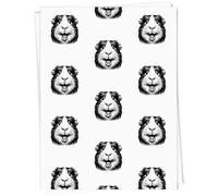 Azeeda A1 'Happy Guinea Pig' Gift Wrap/Wrapping Paper Sheet (GI00103255)