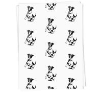 Azeeda A1 'Happy Jack Russell' Gift Wrap/Wrapping Paper Sheet (GI00131816)