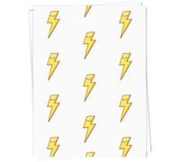 Azeeda A1 'Happy Lightning Bolt' Gift Wrap/Wrapping Paper Sheet (GI00139352)