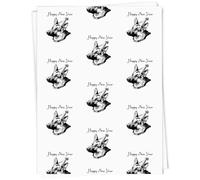 Azeeda A1 'Happy New Year German Shepherd ' Gift Wrap/Wrapping Paper Sheet (GI00124985)