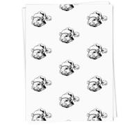 Azeeda A1 'Happy Rat Wearing Santa Hat' Gift Wrap/Wrapping Paper Sheet (GI00125681)