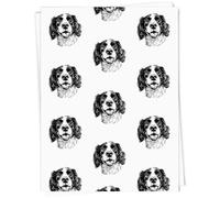 Azeeda A1 'Happy Springer Spaniel Dog Portrait' Gift Wrap/Wrapping Paper Sheet (GI00131795)