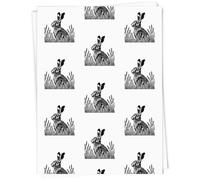 Azeeda A1 'Hare In Wheat Field' Gift Wrap/Wrapping Paper Sheet (GI00131813)