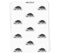 Azeeda A1 'Hedgehog Sleeping with Flowers' Gift Wrap/Wrapping Paper Sheet (GI00114673)