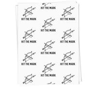 Azeeda A1 'Hit The Mark Bow and Arrow Archery' Gift Wrap/Wrapping Paper Sheet (GI00122174)