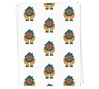 Azeeda A1 'Home is Where the Heart Is' Gift Wrap/Wrapping Paper Sheet (GI00113843)