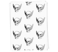 Azeeda A1 'Human Skull with Wings' Gift Wrap/Wrapping Paper Sheet (GI00121739)