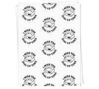 Azeeda A1 'I Miss The Dial-Up Tone' Gift Wrap/Wrapping Paper Sheet (GI00109051)