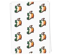 Azeeda A1 'Irish Flag Shaped Like Ireland' Gift Wrap/Wrapping Paper Sheet (GI00088147)