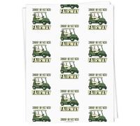 Azeeda A1 'Keep it on the Fairway' Gift Wrap/Wrapping Paper Sheet (GI00114465)