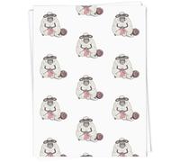 Azeeda A1 'Knitting Sheep' Gift Wrap/Wrapping Paper Sheet (GI00023155)
