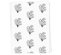 Azeeda A1 'Lily of the Valley Flower' Gift Wrap/Wrapping Paper Sheet (GI00112451)