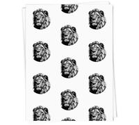 Azeeda A1 'Lion Portrait' Gift Wrap/Wrapping Paper Sheet (GI00113313)