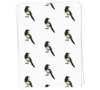 Azeeda A1 'Magpie Looking Back' Gift Wrap/Wrapping Paper Sheet (GI00112223)