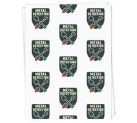 Azeeda A1 'Metal Detecting Motif' Gift Wrap/Wrapping Paper Sheet (GI00112285)