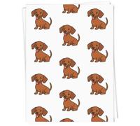 Azeeda A1 'Miniature Dachshund Dog' Gift Wrap/Wrapping Paper Sheet (GI00109761)
