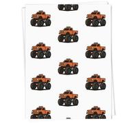 Azeeda A1 'Monster Truck' Gift Wrap/Wrapping Paper Sheet (GI00114563)