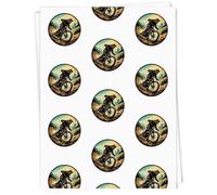 Azeeda A1 'Muddy Mountain Biker' Gift Wrap/Wrapping Paper Sheet (GI00131957)