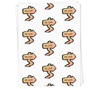 Azeeda A1 'My Love Sign' Gift Wrap/Wrapping Paper Sheet (GI00112095)
