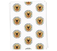 Azeeda A1 'My Windows Aren't Dirty It's My Dogs Nose Art' Gift Wrap/Wrapping Paper Sheet (GI00110723)