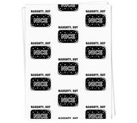 Azeeda A1 'Naughty But Nice' Gift Wrap/Wrapping Paper Sheet (GI00135188)