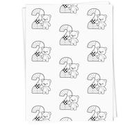Azeeda A1 'Number 2 Birthday Bear' Gift Wrap/Wrapping Paper Sheet (GI00122537)