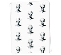 Azeeda A1 'Pale Alien Portrait' Gift Wrap/Wrapping Paper Sheet (GI00129284)