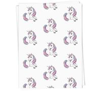 Azeeda A1 'Pastel Unicorn' Gift Wrap/Wrapping Paper Sheet (GI00136514)