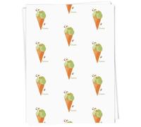 Azeeda A1 'Pistachio Ice Cream Cone ' Gift Wrap/Wrapping Paper Sheet (GI00112679)