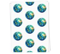 Azeeda A1 'Planet Earth Disco Ball' Gift Wrap/Wrapping Paper Sheet (GI00123713)