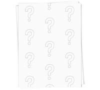 Azeeda A1 'Question Mark' Gift Wrap/Wrapping Paper Sheet (GI00053522)