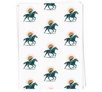 Azeeda A1 'Race Horse & Jockey' Gift Wrap/Wrapping Paper Sheet (GI00111321)