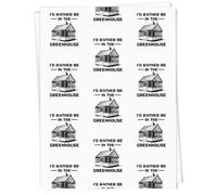 Azeeda A1 'Rather Be In The Greenhouse' Gift Wrap/Wrapping Paper Sheet (GI00122495)