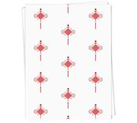 Azeeda A1 'Red Chinese Knotting' Gift Wrap/Wrapping Paper Sheet (GI00141683)