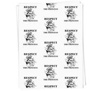 Azeeda A1 'Respect The Princess Cat' Gift Wrap/Wrapping Paper Sheet (GI00126107)