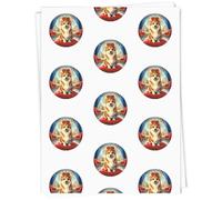 Azeeda A1 'Royal Welsh Corgi' Gift Wrap/Wrapping Paper Sheet (GI00112737)