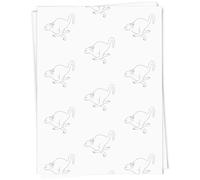 Azeeda A1 'Running Scared Cat' Gift Wrap/Wrapping Paper Sheet (GI00110377)