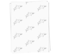 Azeeda A1 'Shark' Gift Wrap/Wrapping Paper Sheet (GI00010725)