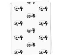 Azeeda A1 'Sketched Style Rhino' Gift Wrap/Wrapping Paper Sheet (GI00007965)